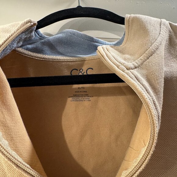 C & C 3/4 zip long sleeve - Picture 2 of 2